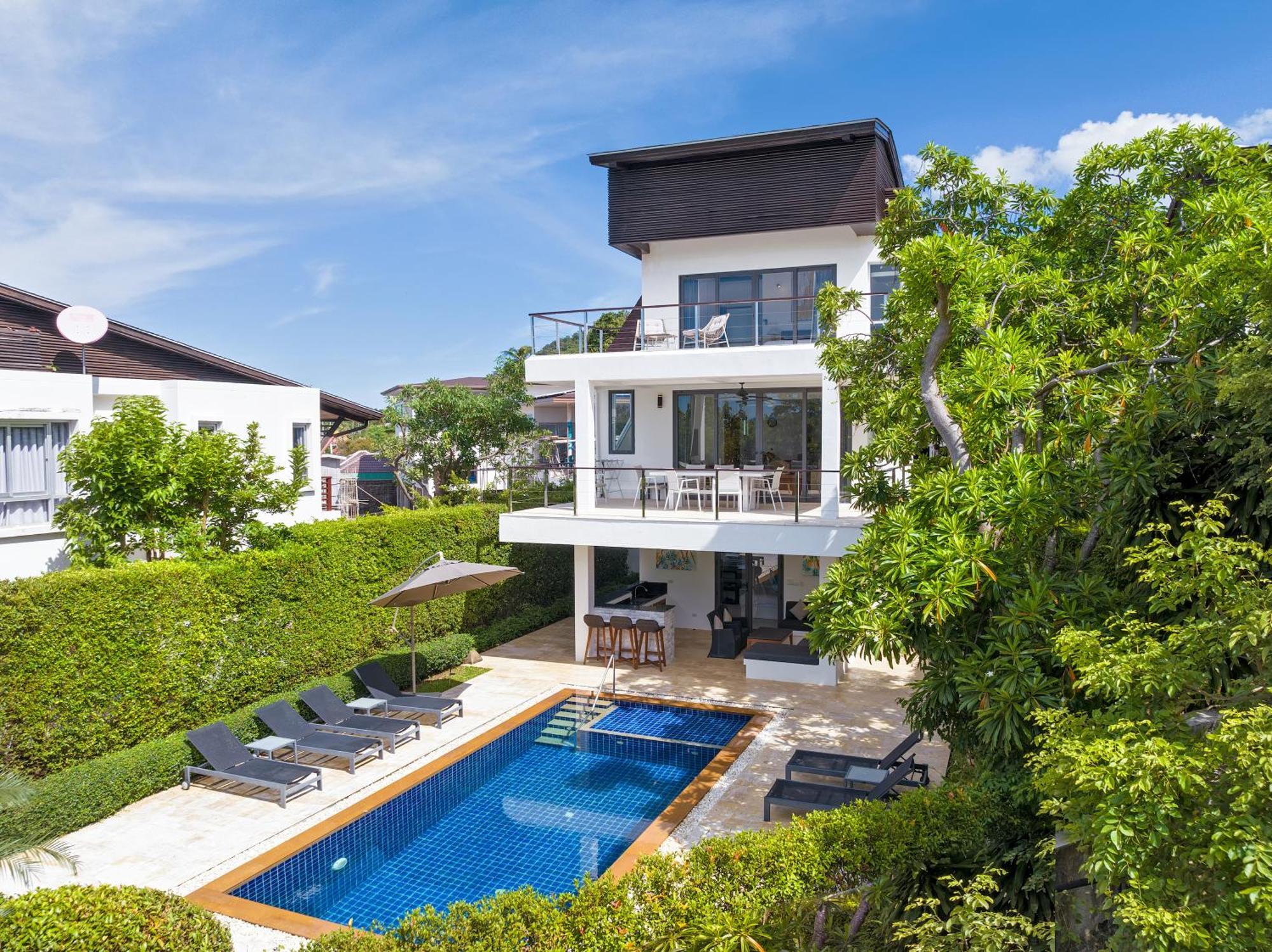 3 Bedroom Luxury 5 Star Seaview Villa Esprit Sdv087-By Samui Dream Villas Bang Rak Beach  Exterior photo